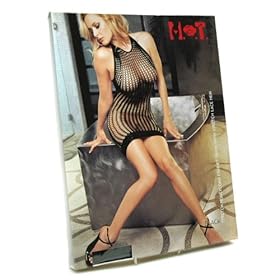 Shirley of Hollywood Halter Fishnet Dress