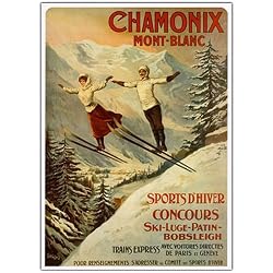 Chamonix Mont Blanc by Francisco Tamanjo-24x32 Canvas
