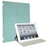 Colorspill 2: Blue Microfiber iPad 2 Case (Folio Convertable Case Multi-angle Stand for Apple iPad2 or iPad2 3G)