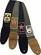 Fender Patchworks Cotton Strap - Red Star Black