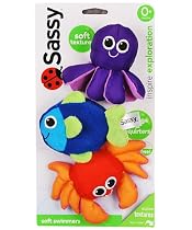 Sassy Soft Swimmers Animal Characters Bath Toy, 3 Pack
From Sassy
