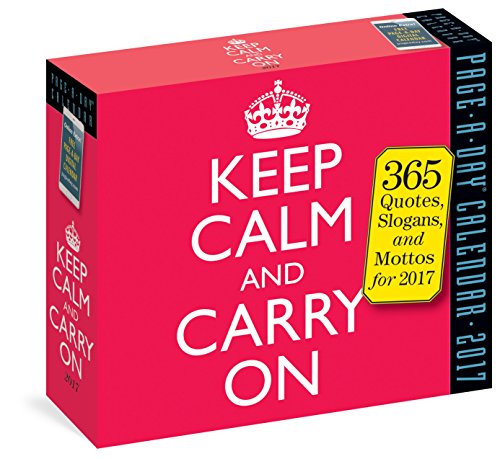 Keep Calm and Carry On Page-A-Day Calendar 2017