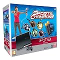 Console PS3 320 Go noire + Pack d�couverte (jeu PS Move) + Sport Champions