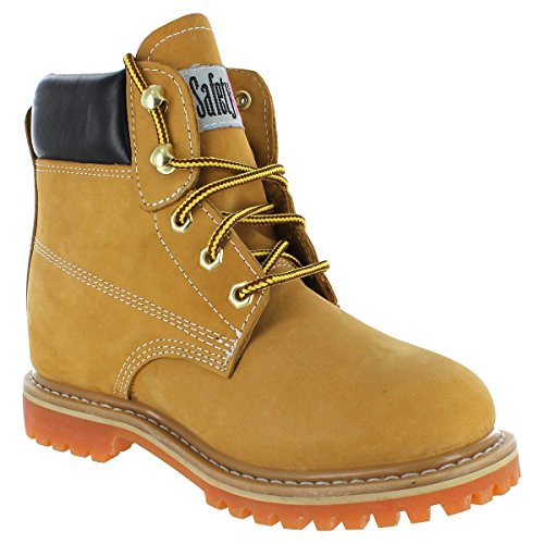 Safety Girl II Sheepskin Lined Womens Work Boots - Tan Soft Toe