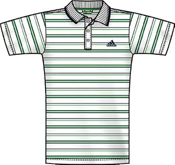 美国男装代购polo衫adidas Men's Pure Traditional Pattern Polo