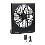 O2Cool 1078 Indoor/Outdoor Battery/AC-Powered 10-Inch Portable Fan