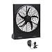 O2Cool 1078 Indoor/Outdoor Battery/AC-Powered 10-Inch Portable Fan