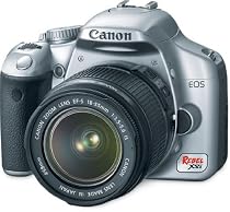 Canon Digital Rebel XSI 12.2 MP Digital SLR Camera with EF-S 18-55mm f/3.5-5.6 IS Lens (Silver)