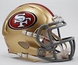 NFL San Francisco 49ers Riddell Revolution Speed Mini Helmet