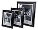 Kiera Grace Bolton Picture Frame, 4 by 6 Inch, Black with Silver Beading