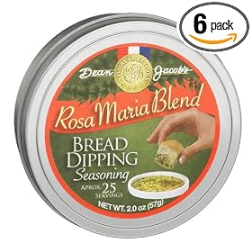Dean Jacobs Rosa Maria Bread Dipping Tins - Refill, 2.0-Ounce Tins (Pack of 6) by Dean Jacobs