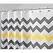 iDesign Fabric Chevron Shower Curtain for Master,
