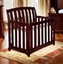 Westwood Design Brookline Convertible Crib with Toddler rail, Chocolate Mist