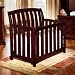 Westwood Design Brookline Convertible Crib with Toddler rail, Chocolate Mist