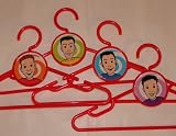 The Wiggles Children's Hangers - Set of 4