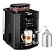 KRUPS EA8160 Kaffeevollautomat (1,8 l, 15 bar, LC Display, AutoCappuccino-System) schwarz