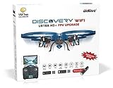 UDI U818A WiFi FPV RC Quadcopter Drone with HD Camera - VR Headset Compatible - Low Voltage Alarm, Gravity Induction and Headless Mode - Includes BONUS BATTERY + Power Bank (Quadruples Flying Time) - FAA Registration NOT Required UDI U818A WiFi FPV RC Quadcopter Drone with HD Camera - VR Headset Compatible - Low Voltage Alarm, Gravity Induction and Headless Mode - Includes BONUS BATTERY + Power Bank (Quadruples Flying Time) - FAA Registration NOT Required