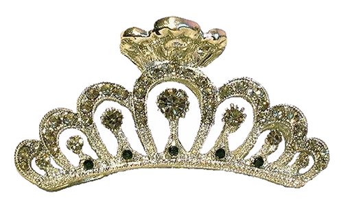 Hair Clip   Crystal Tiara ~ Blk Diamond