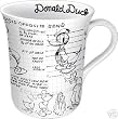 Licensed Disney Donald Duck Ceramic Sketch Book Coffee Mug