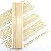BambooMN - 5mm Sharp-Point Multipurpose Food Bamboo Skewers - 15