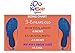 KidSole Children’s Gel Sport Insoles for All Day Wear (Toddler Sizes 10-1.5) (Foot and Heel Support)