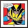 Wolverine - Framed Comic Poster / Art Print (I'm The Best) (Size: 16" x 16")