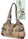 Flower Tooled Handbag Western Purse 3-compartment (3) colors available