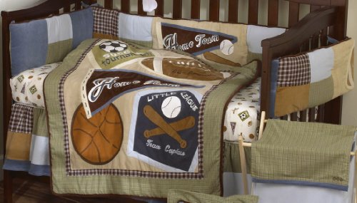 baby boy sports crib bedding
