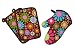 Sassy Cook'n Flower Pot 3-Piece Potholder and Oven Mitt