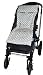 Tivoli Couture Plush Reversible Stroller Liner, Metro White