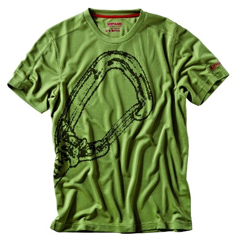 Northland Professional Herren T-shirt Cooldry Karabiner, olive, S, 02-05290 Preisvergleich