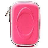 canon camera hard case: VG Vangoddy Universaltasche Slim Camera Case Resistant Digitalkamera Hard Shell Tasche Kameratasche Kompaktkamera-Taschen (für Flip MinoHD, Canon Powershot IXUS, Fujifim Finepix, Sony Cybershot, Panasonic Lumix, Samsung, Nikon Coolpix, Pentax, Lumix, Kodak Easyshare, Casio Exilim, Olympus und alle anderen Compact Digital-Kameras – Interne Größe: 102 x 64 x 23 mm) (Magenta Hot Pink)