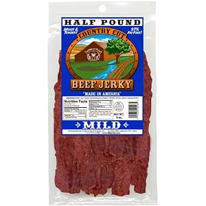 Buffalo Bills 8oz Mild Country Cut Beef Jerky Pack by Buffalo Bills Premium Snacks