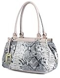 20263BG BEIGE Miss Unique Deyce 'Marcy' Vintage PU Close-Out High Quality Women/Girl Fashion Designer Work School Office Lady Student Handbag Shoulder Bag Purse Totes Satchel Clutches Hobos