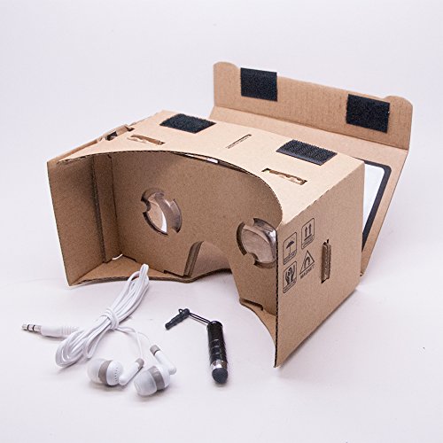 [CCD] GOOGLE CARDBOARD GLASSES 3D VIRTUAL REALITY VR NFC ANDROID IPHONE with EAR PHONES & STYLUS for 4.5- 5" SCREEN SAMSUNG APPLE LG HTC MOTOROLA ALCATEL ZTE SONY HUAWEI KYOCERA BLACKBERRY