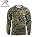 Rothco Woodland Digital Camouflage Mens Army Digital Camo Long Sleeve T-Shirt, Size X-Large