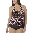 Merona&reg; Plus Dot Halter - Red/Brown