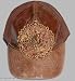 Dream Control Brown Leather Studded/Crystalled Hat