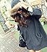Paradise Kiss New Womens Oversized Loose Knit Cardigan Faux Fur Hooded Coat Zip Jacket Parkas (Dark Grey) by AI YUE