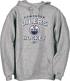 Edmonton Oilers Stacked Logo Hooded Fleece Sweatshirt
