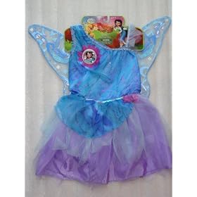 Disney Fairies Tinker Bell Lost Treasure Silvermist's Pixie Dust Dress-up Costume, Size 4-6x