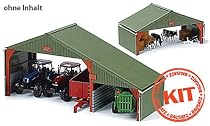 plinthe Scheunen, 2 pi?ces, pour Traktoren, etc., Model Car, Kit, Britains 1:32