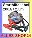 Produkt-Bild: &Uuml;berbr&uuml;ckungskabel Starthilfekabel 12V 200A 2,5m