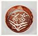 1964 Print Aka Shino Plate Pottery Japanese Takan Kiln Momoyama Period Dianthus - Orig. Tipped-In Print