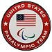 Olympics USA Paralympic Team Round Logo Pin