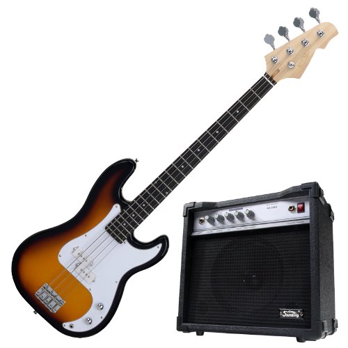 Produkt-Bild: Rocktile Punsher E-Bass (Sunburst), Set inkl. Soundking Bass-Amp