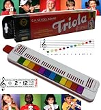 Triola 12 - Blasinstrument f�r Kinder ab 2 Jahren mit 12 farbigen Tasten - besonders geeignet zur einfachen Einf�hrung in die musikalische Fr�herziehung title=
