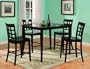 5pcs Casual Contemporary Style Counter Height Dining Room Dinette