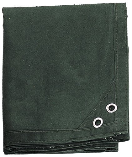 10' X 12' GREEN CANVAS TARP
