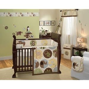 Habitat 4 Piece Baby Crib Bedding Set by Lambs and Ivy